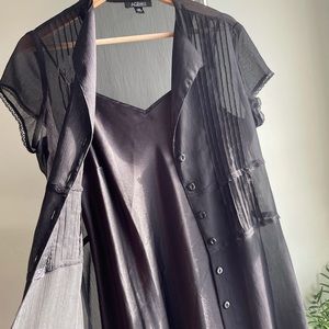 AGB petite little black dress